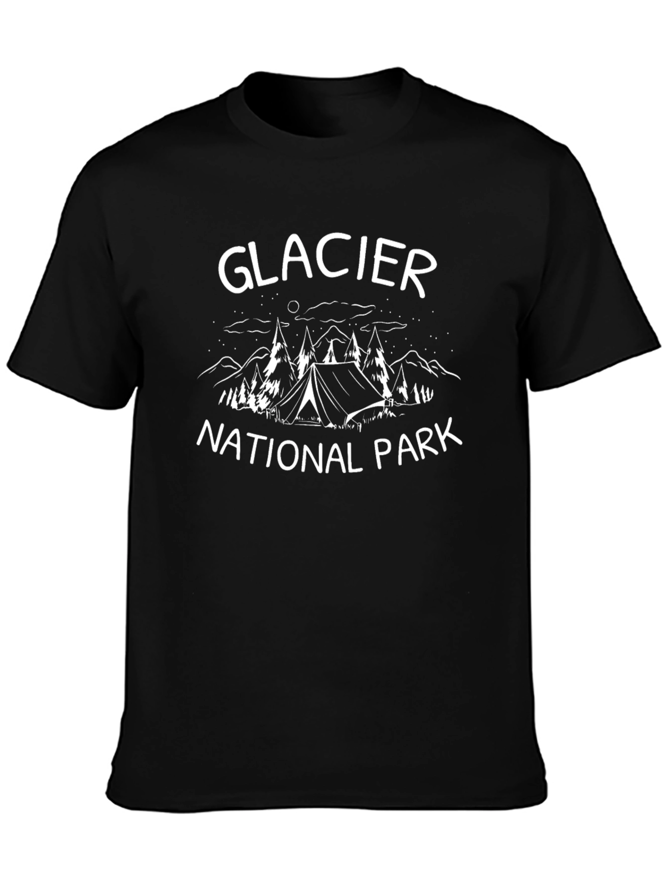Glacier National Park Graphic Tee - Camping T-Shirt
