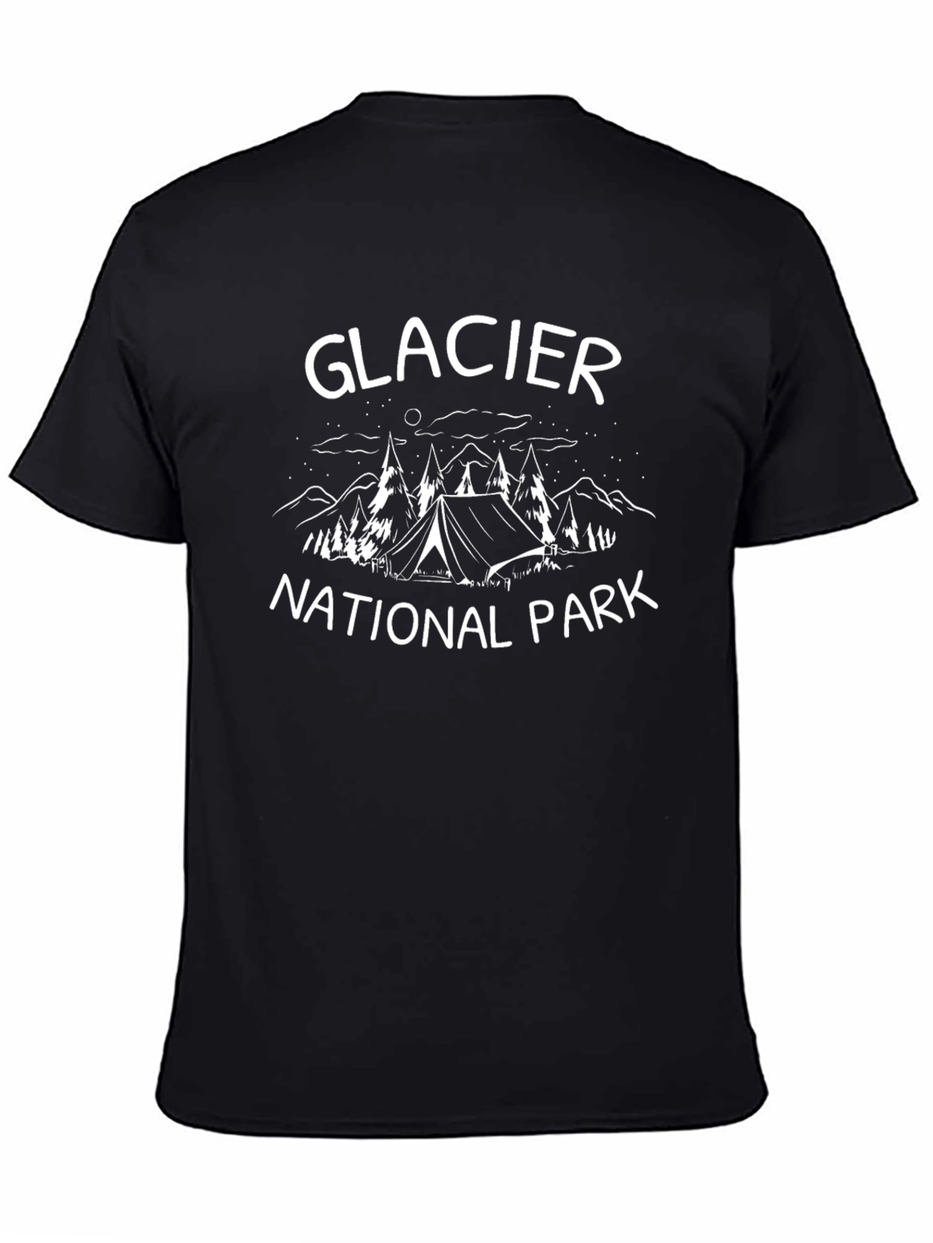 Glacier National Park Graphic Tee - Camping T-Shirt