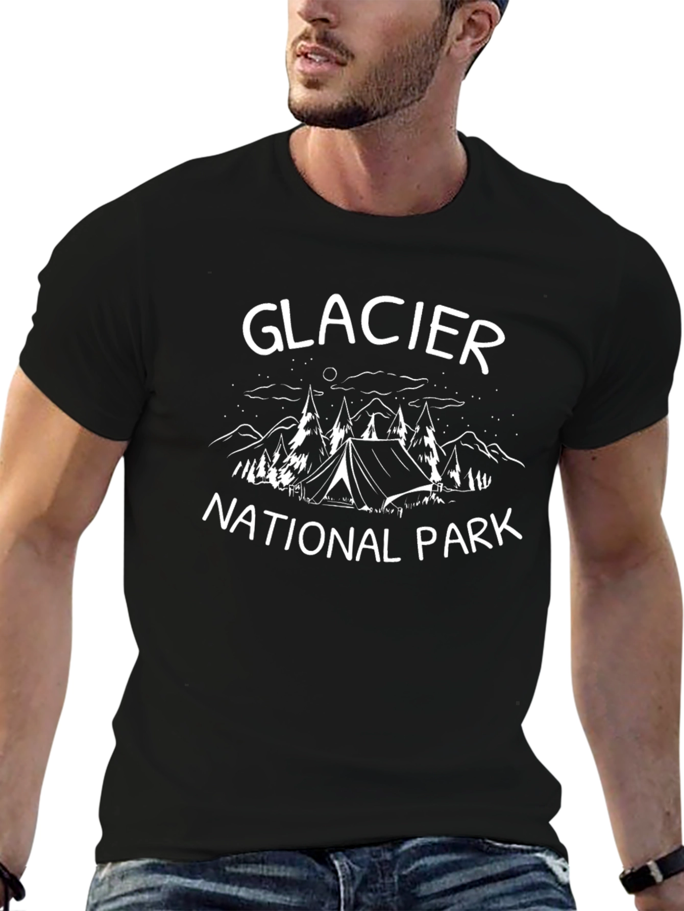 Glacier National Park Graphic Tee - Camping T-Shirt