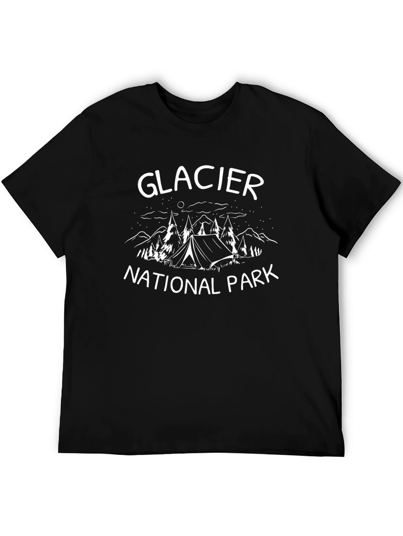 Glacier National Park Graphic Tee - Camping T-Shirt