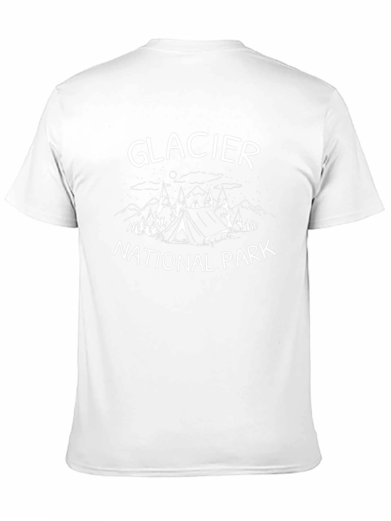 Glacier National Park Graphic Tee - Camping T-Shirt