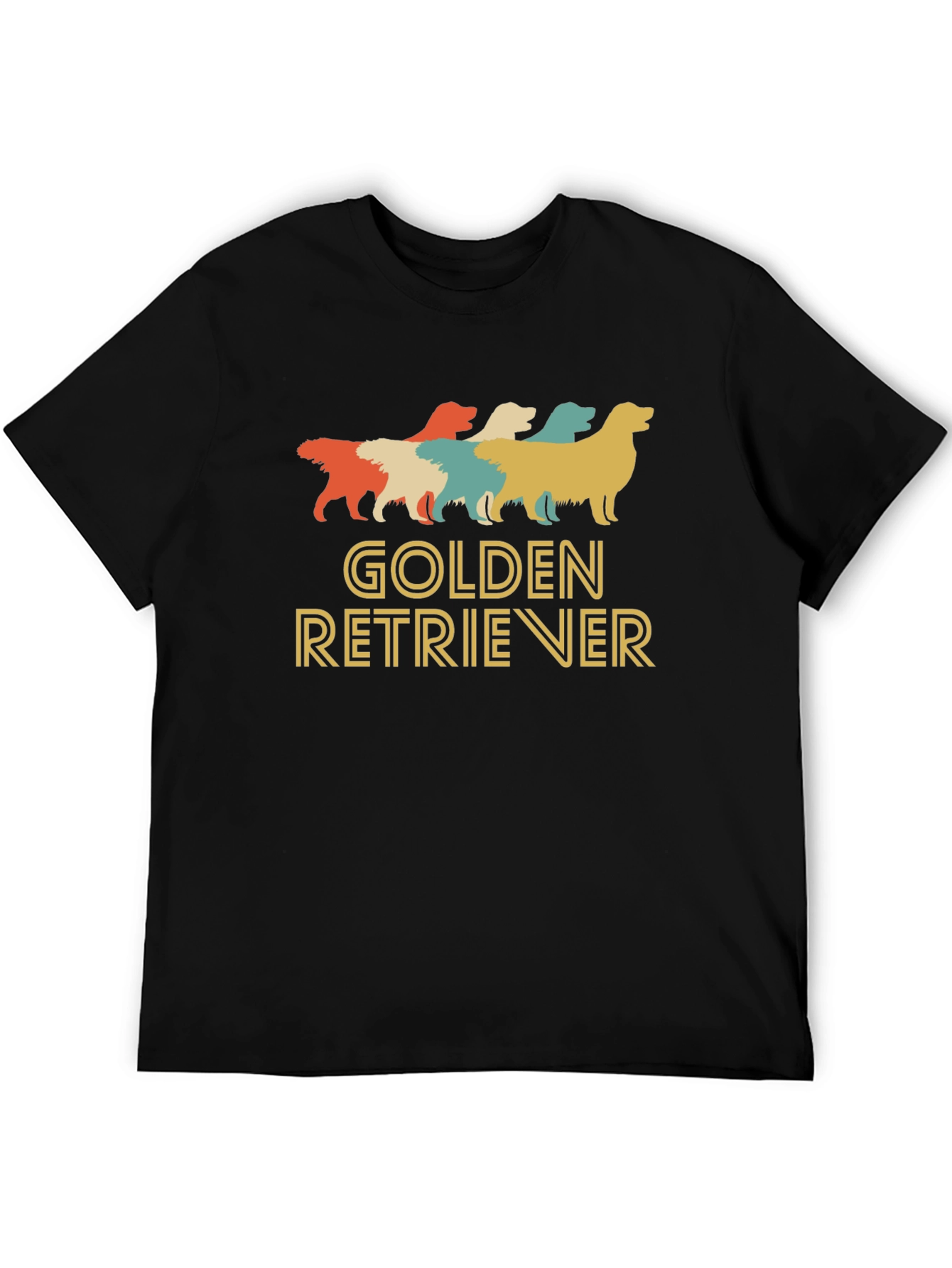 Retro Golden Retriever T-Shirt