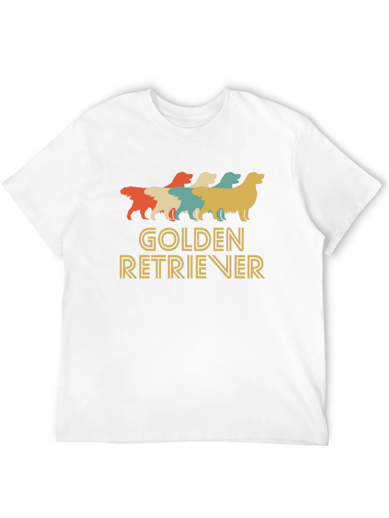 Retro Golden Retriever T-Shirt