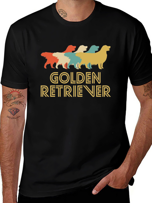 Retro Golden Retriever T-Shirt