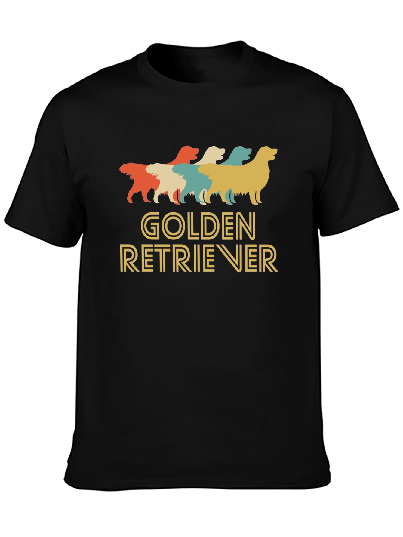 Retro Golden Retriever T-Shirt