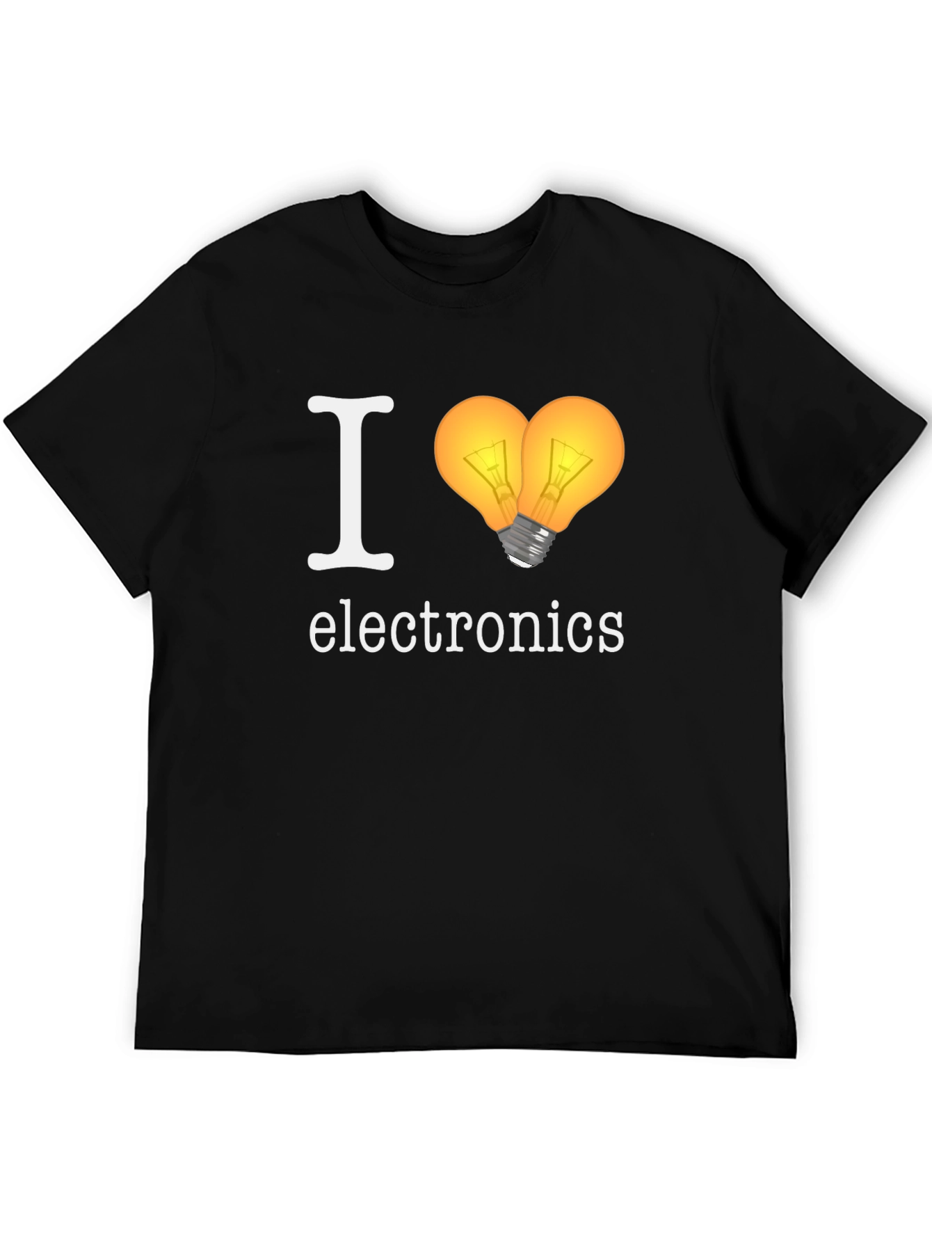 I Heart Electronics T-Shirt - Novelty Graphic Tee