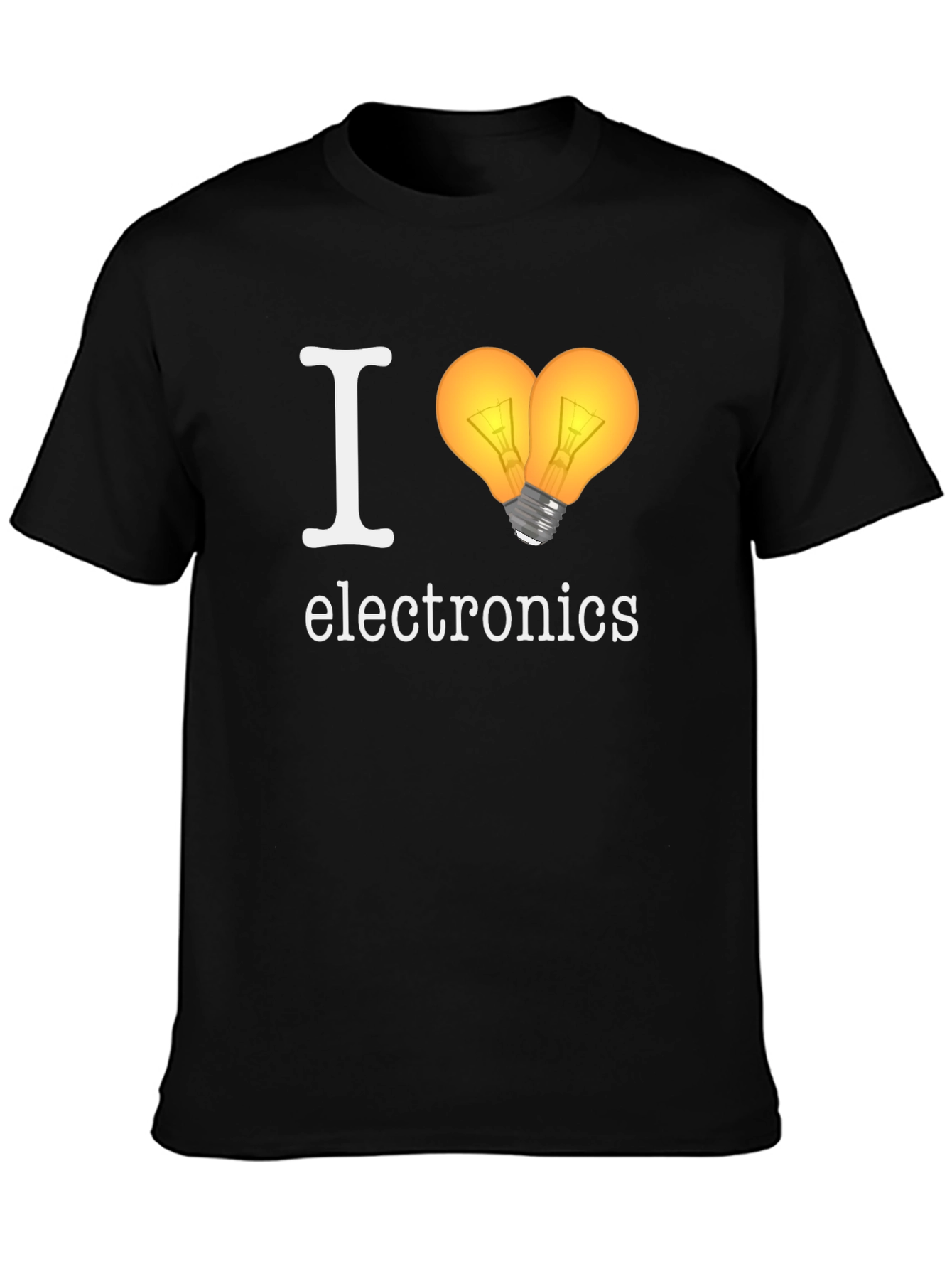 I Heart Electronics T-Shirt - Novelty Graphic Tee