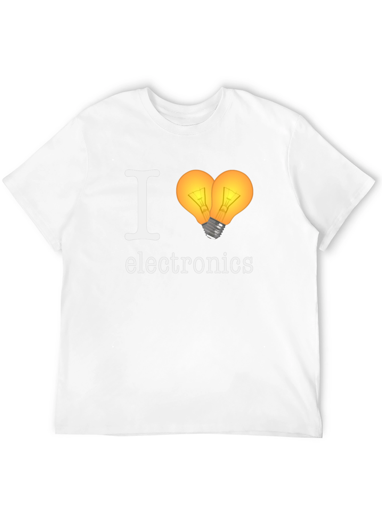 I Heart Electronics T-Shirt - Novelty Graphic Tee