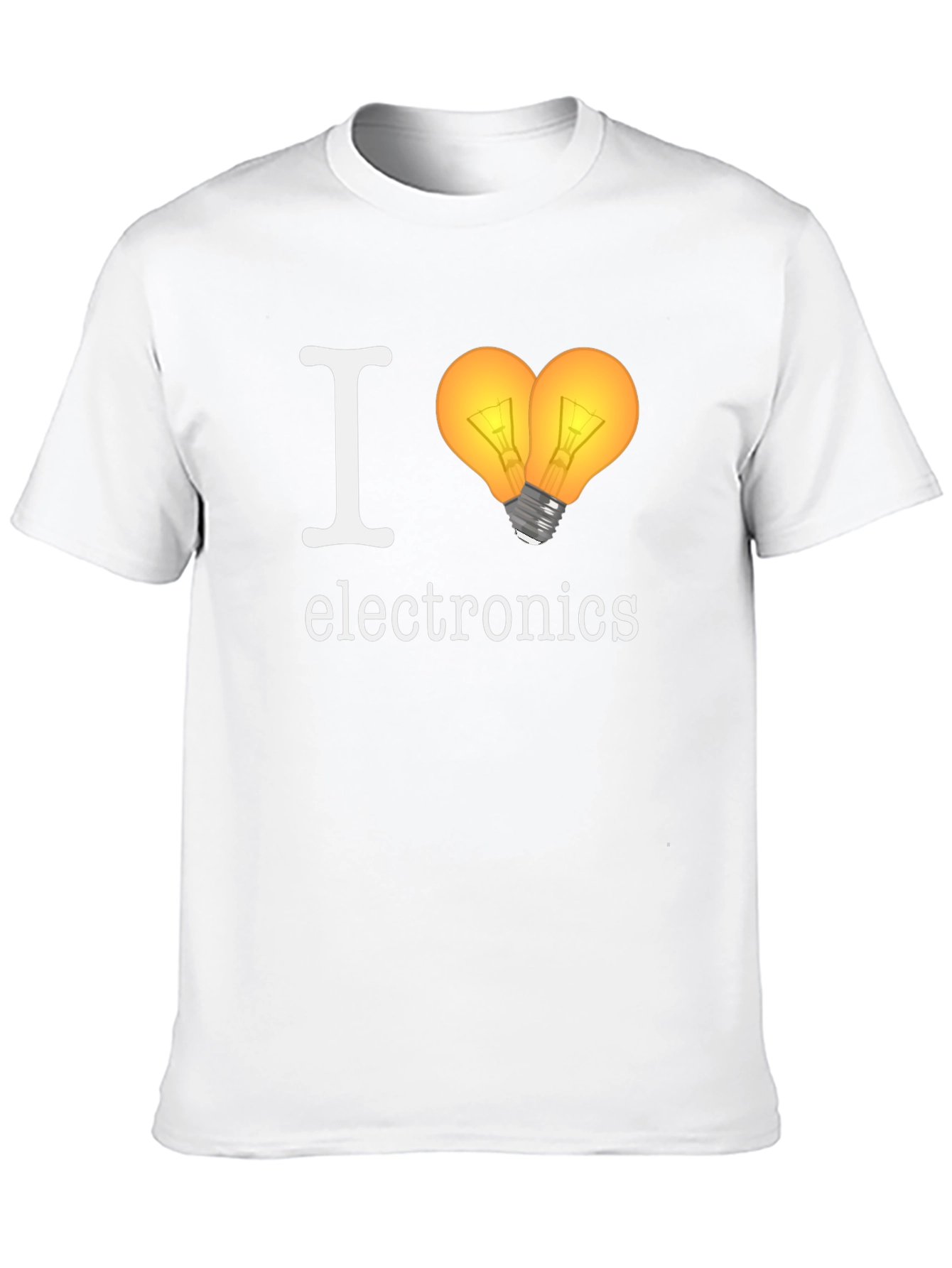 I Heart Electronics T-Shirt - Novelty Graphic Tee