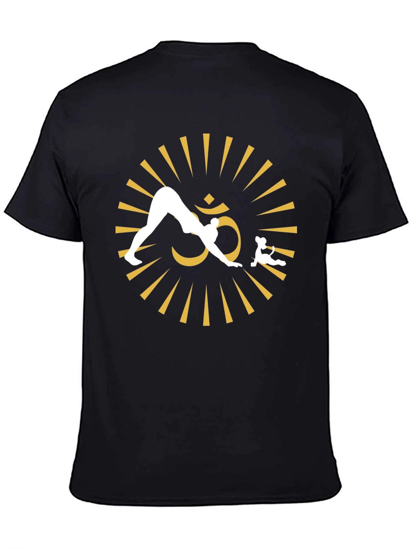 Yoga Om Symbol Black T-Shirt