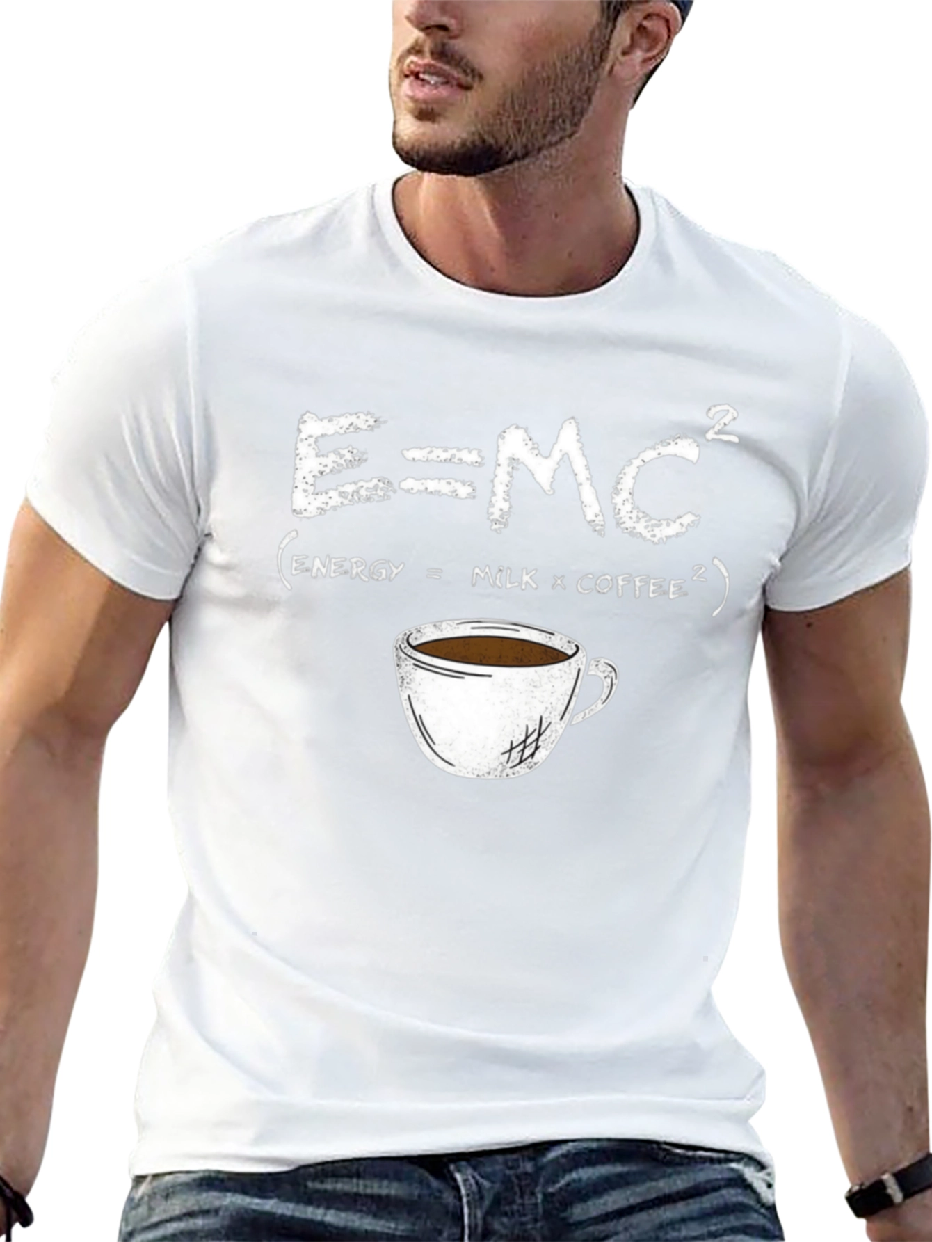E=MC² Coffee T-Shirt - Funny Science Tee