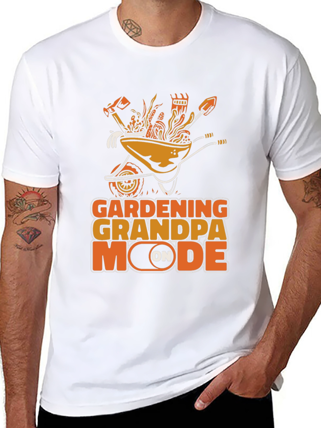 Gardening Grandpa Mode On T-Shirt
