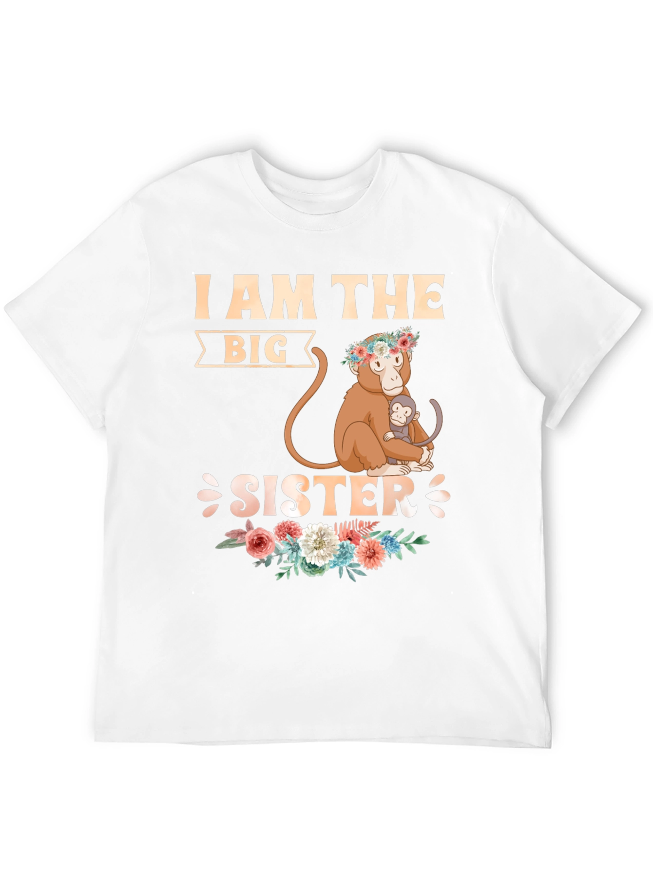 I Am The Big Sister Monkey Graphic Tee