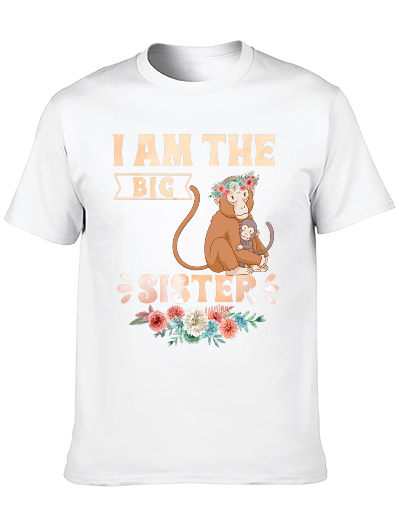 I Am The Big Sister Monkey Graphic Tee