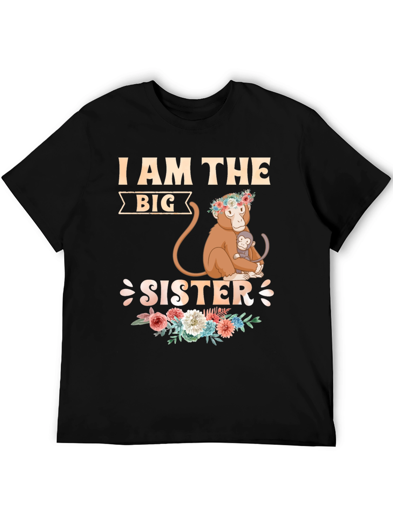 I Am The Big Sister Monkey Graphic Tee