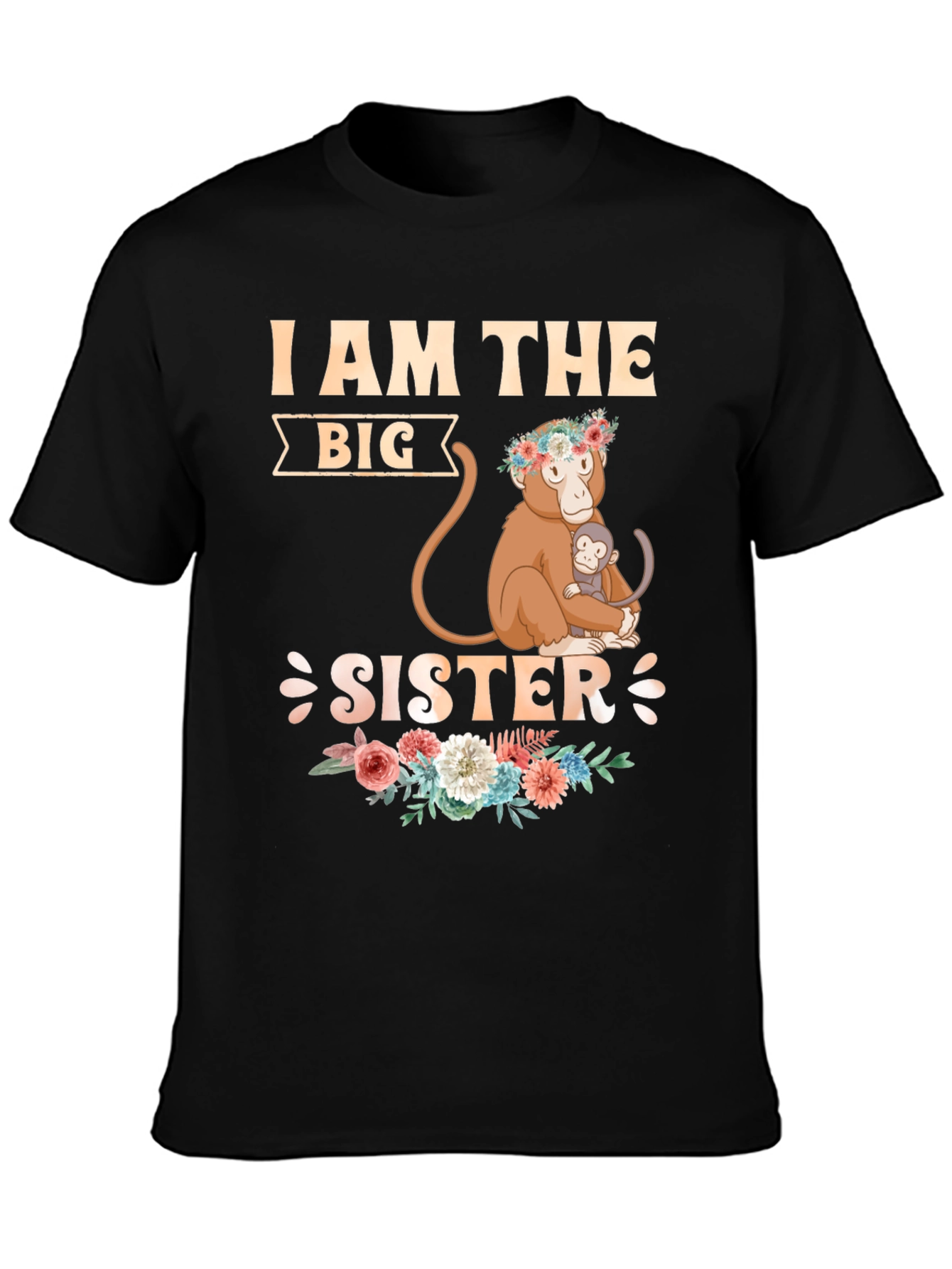 I Am The Big Sister Monkey Graphic Tee