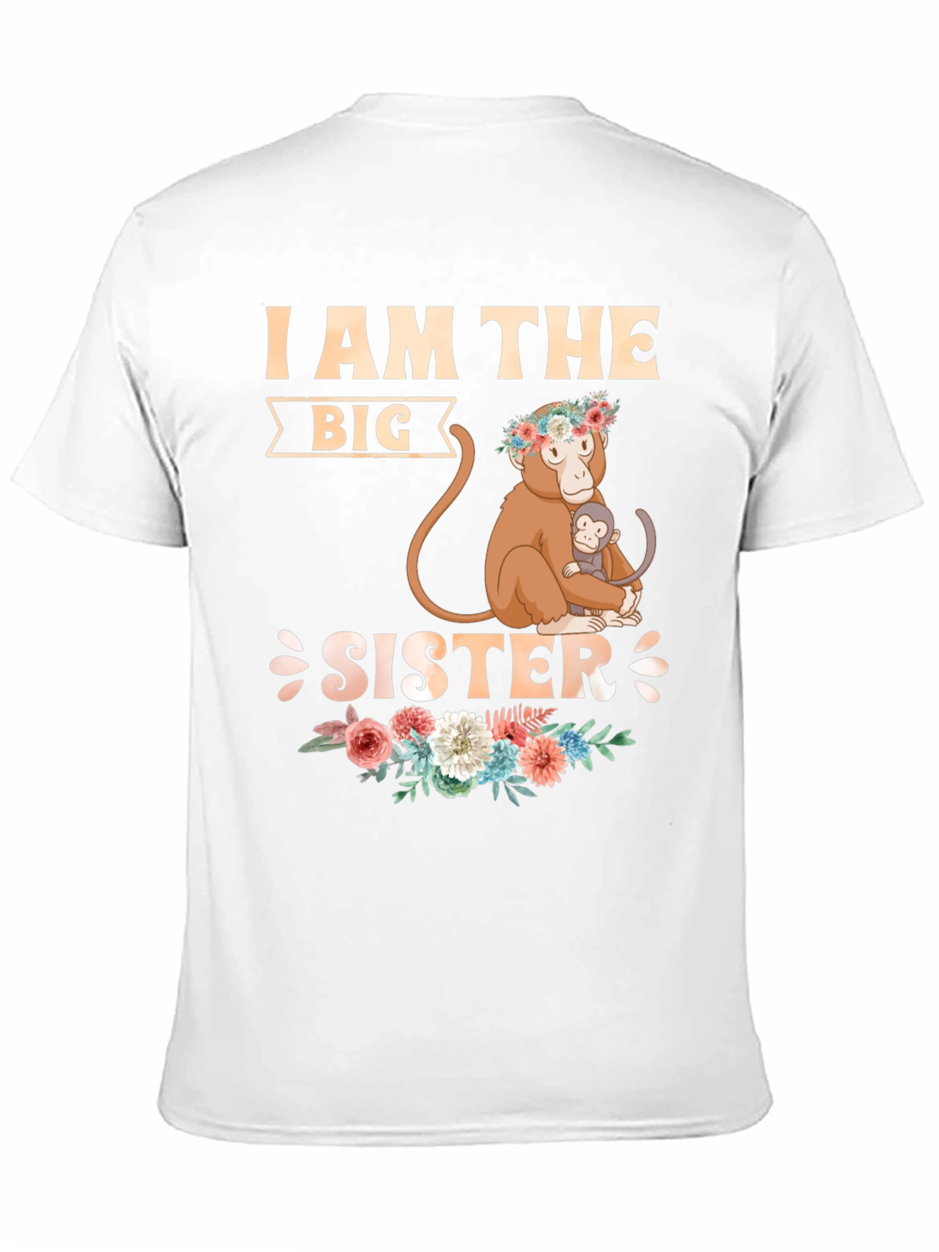 I Am The Big Sister Monkey Graphic Tee