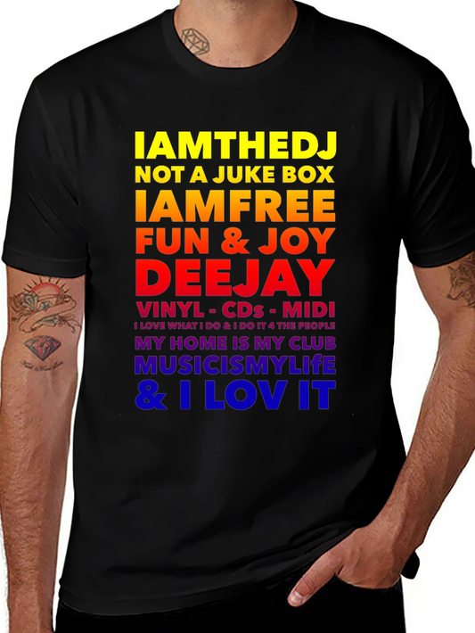 IAMTHEDJ Graphic Tee - Music Lover T-Shirt