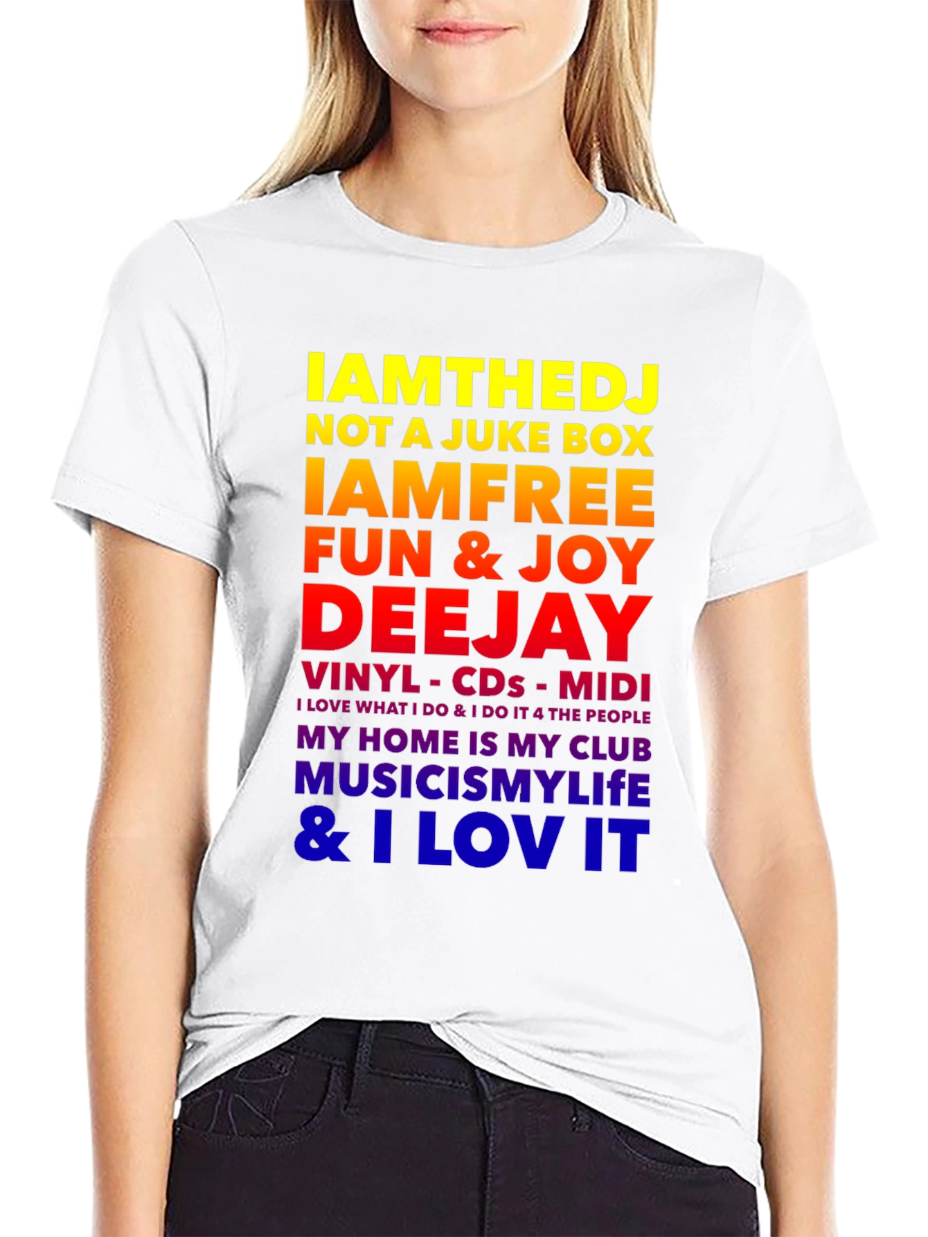 IAMTHEDJ Graphic Tee - Music Lover T-Shirt