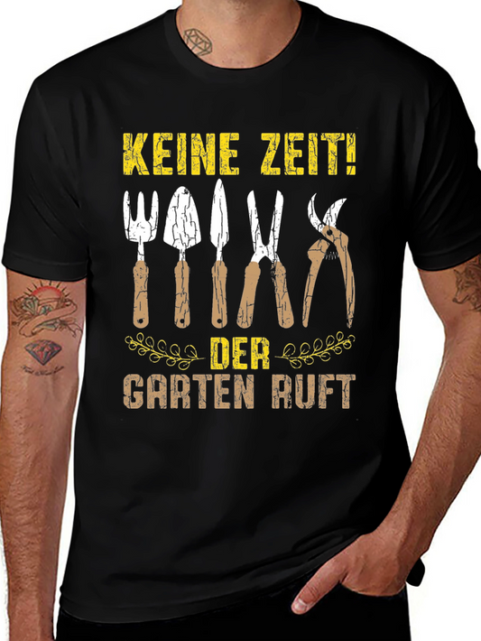 Gardener T-Shirt: No Time! The Garden Calls