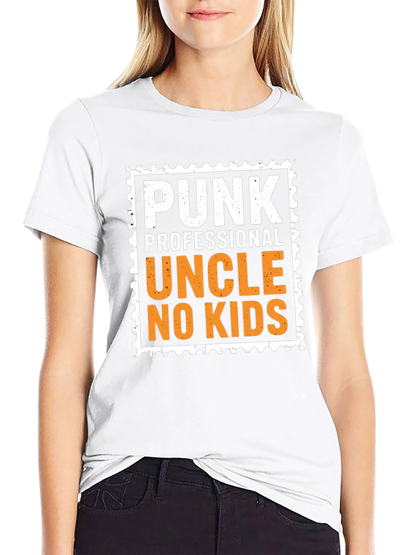 Punk Professional Uncle No Kids Black T-Shirt