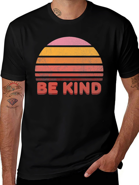 Retro Sunset Be Kind Graphic Tee