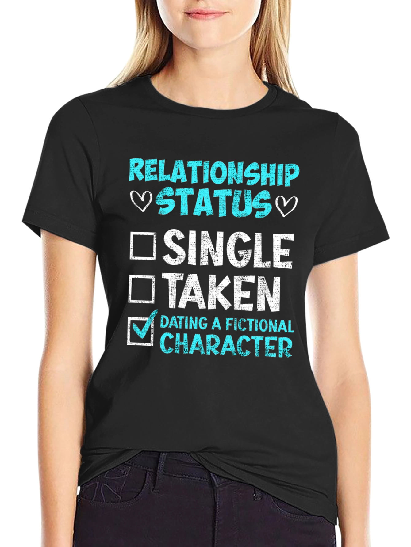 Relationship Status Fictional Character T-Shirt