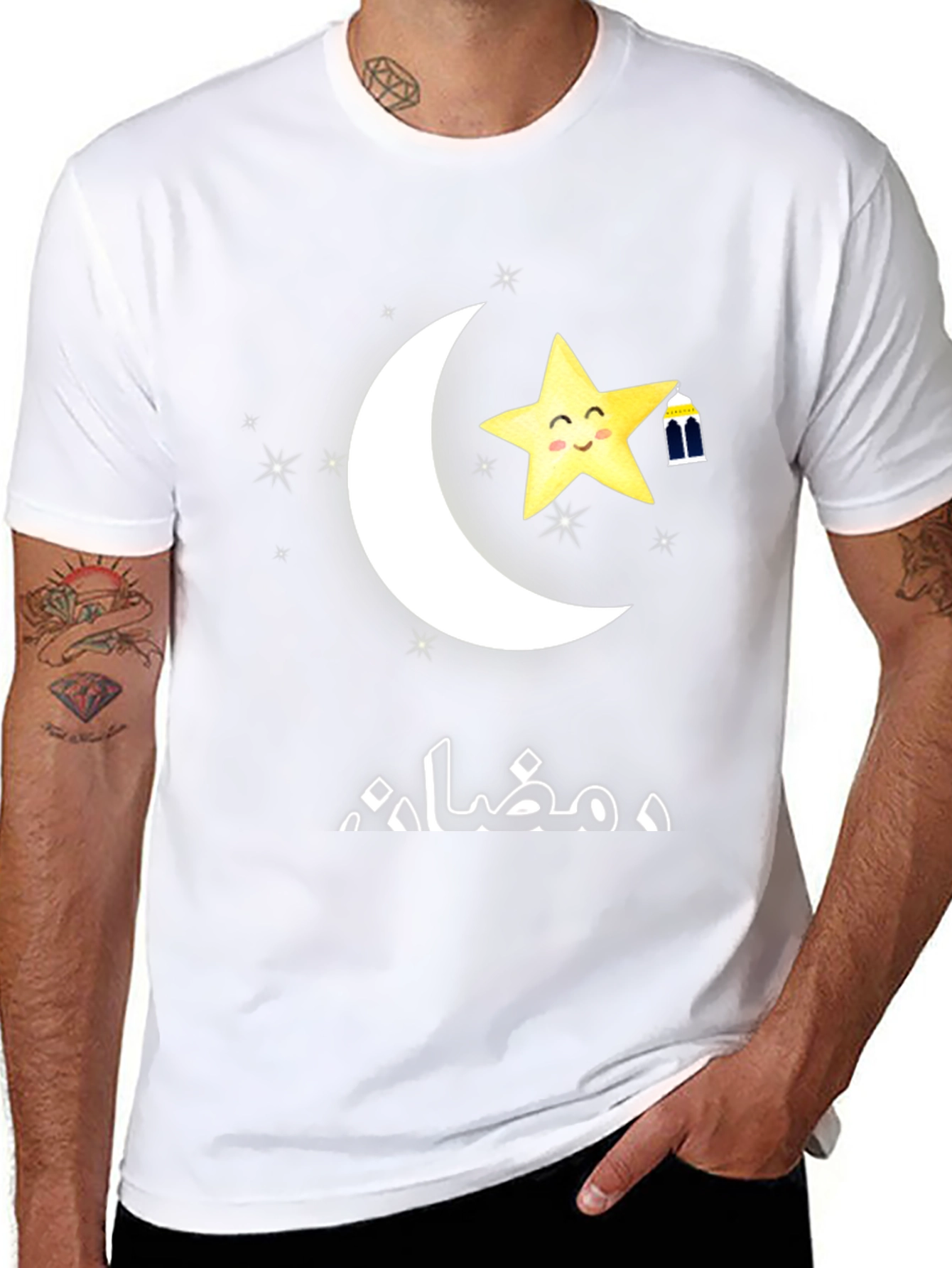 Ramadan Star & Moon Graphic Tee