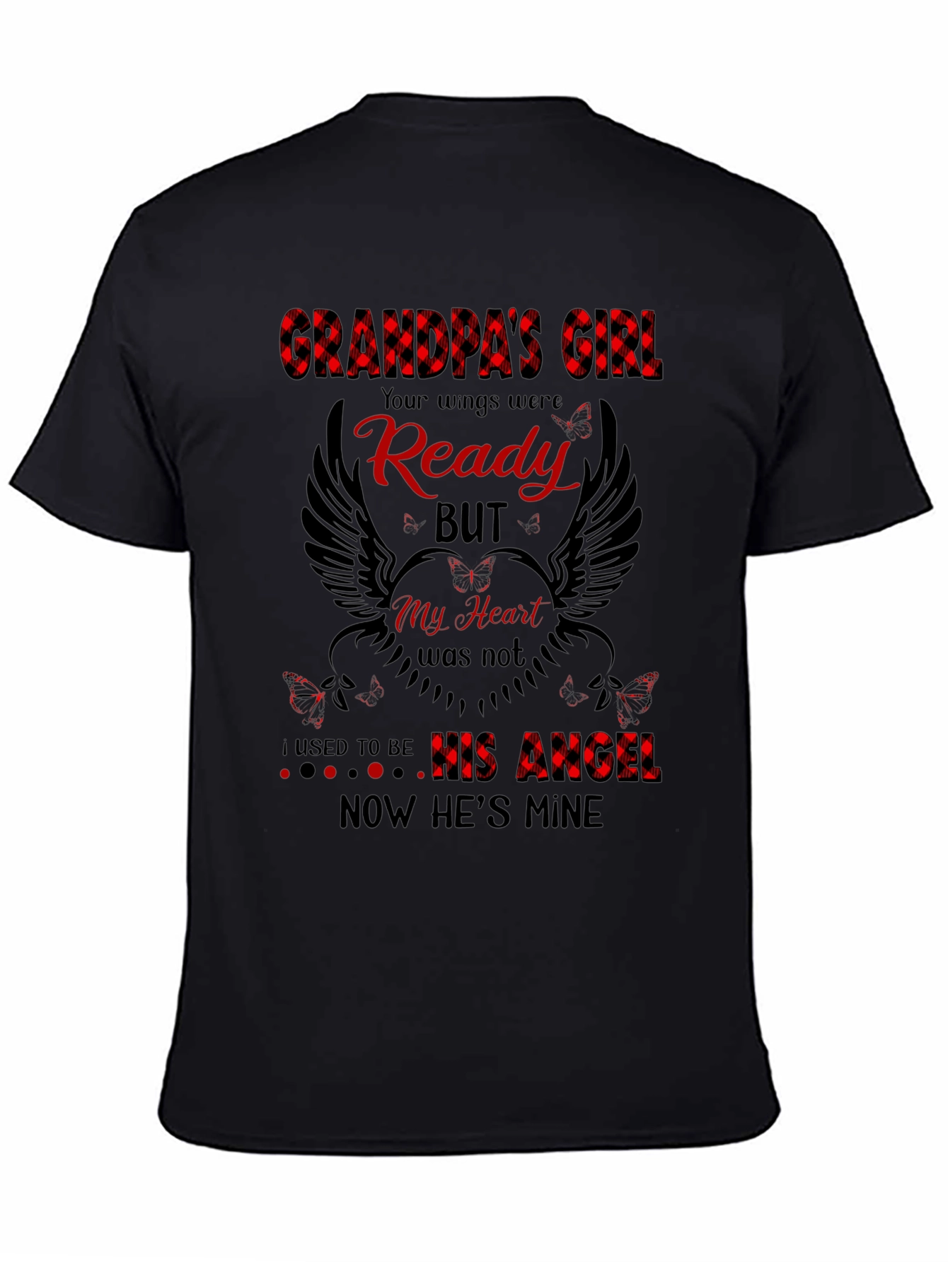 Grandpas Girl Memorial Graphic T-Shirt