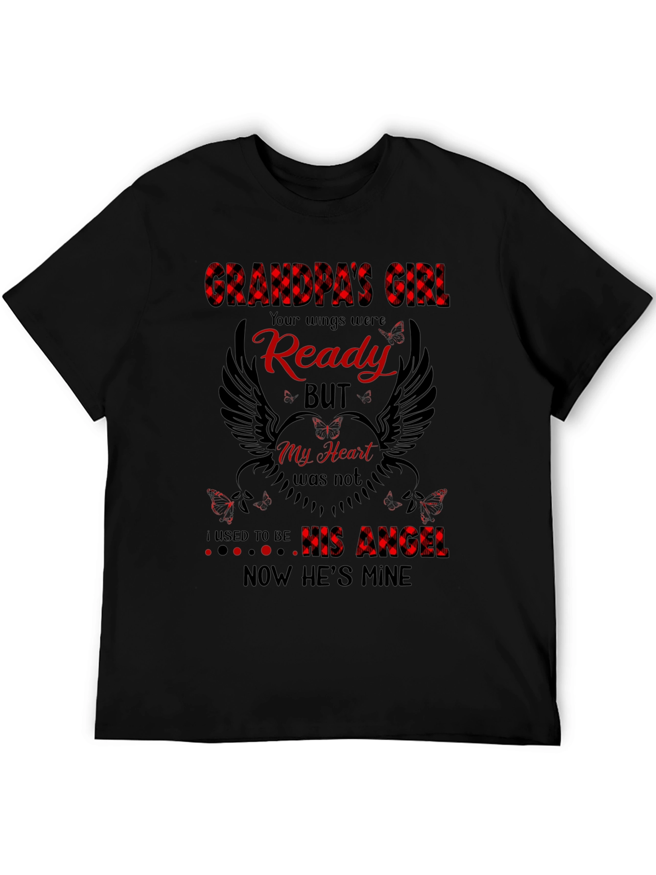 Grandpas Girl Memorial Graphic T-Shirt