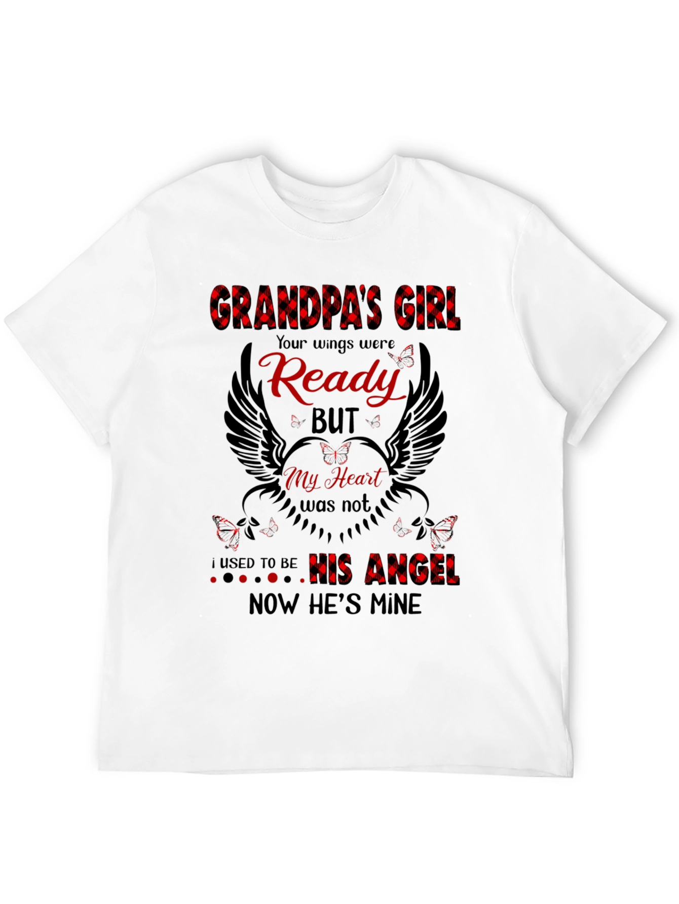 Grandpas Girl Memorial Graphic T-Shirt