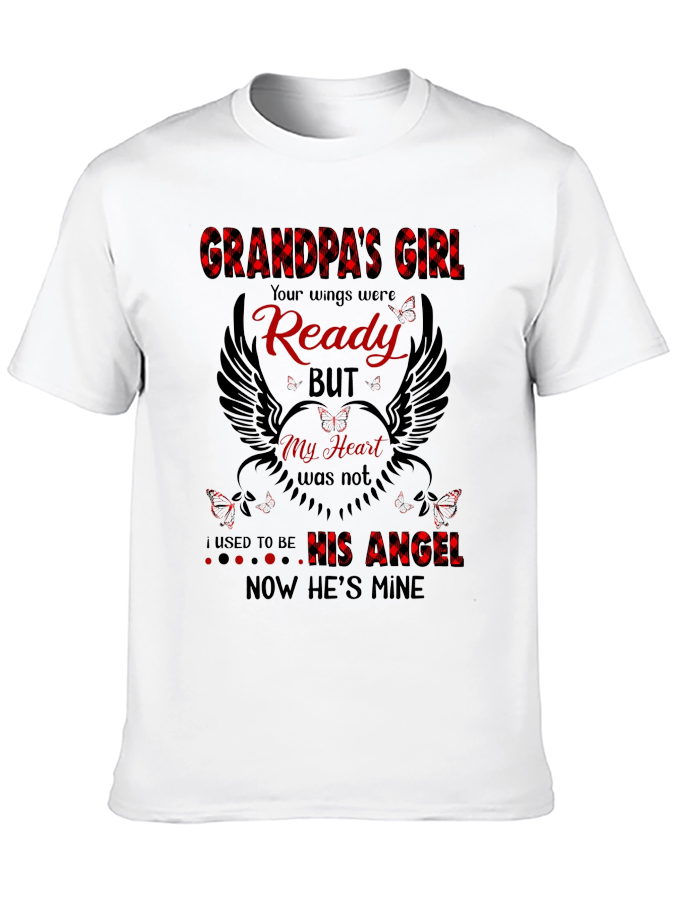 Grandpas Girl Memorial Graphic T-Shirt