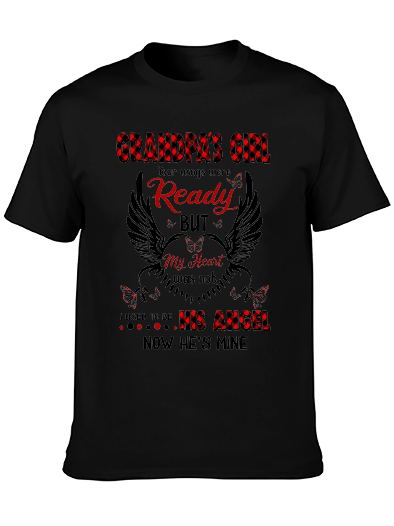 Grandpas Girl Memorial Graphic T-Shirt