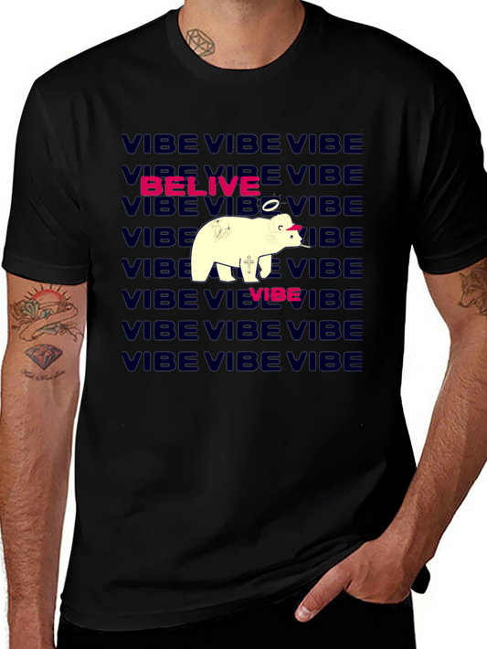 Vibe Belive Bear Graphic Tee