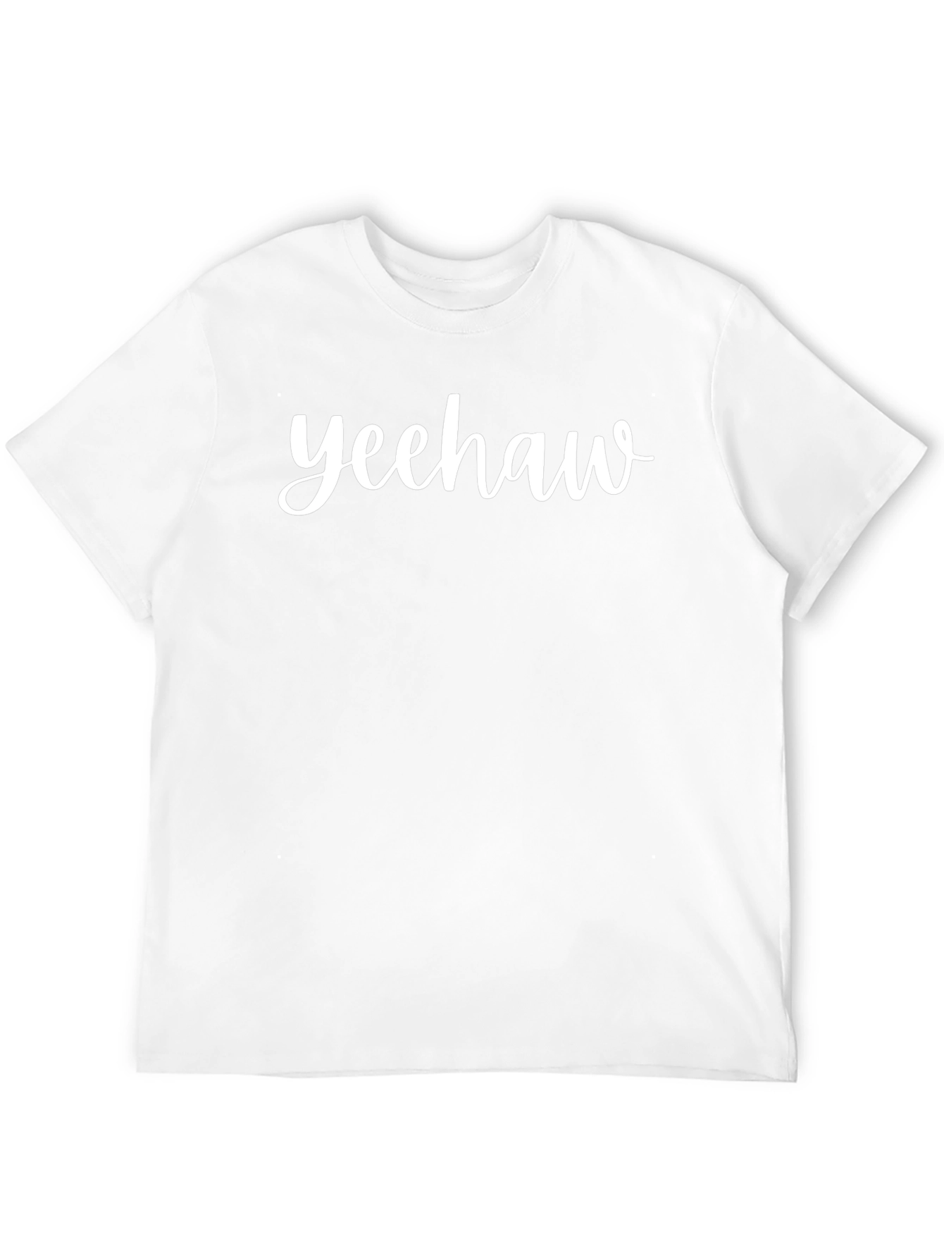 Yeehaw Graphic Tee - Black Cotton Casual Shirt