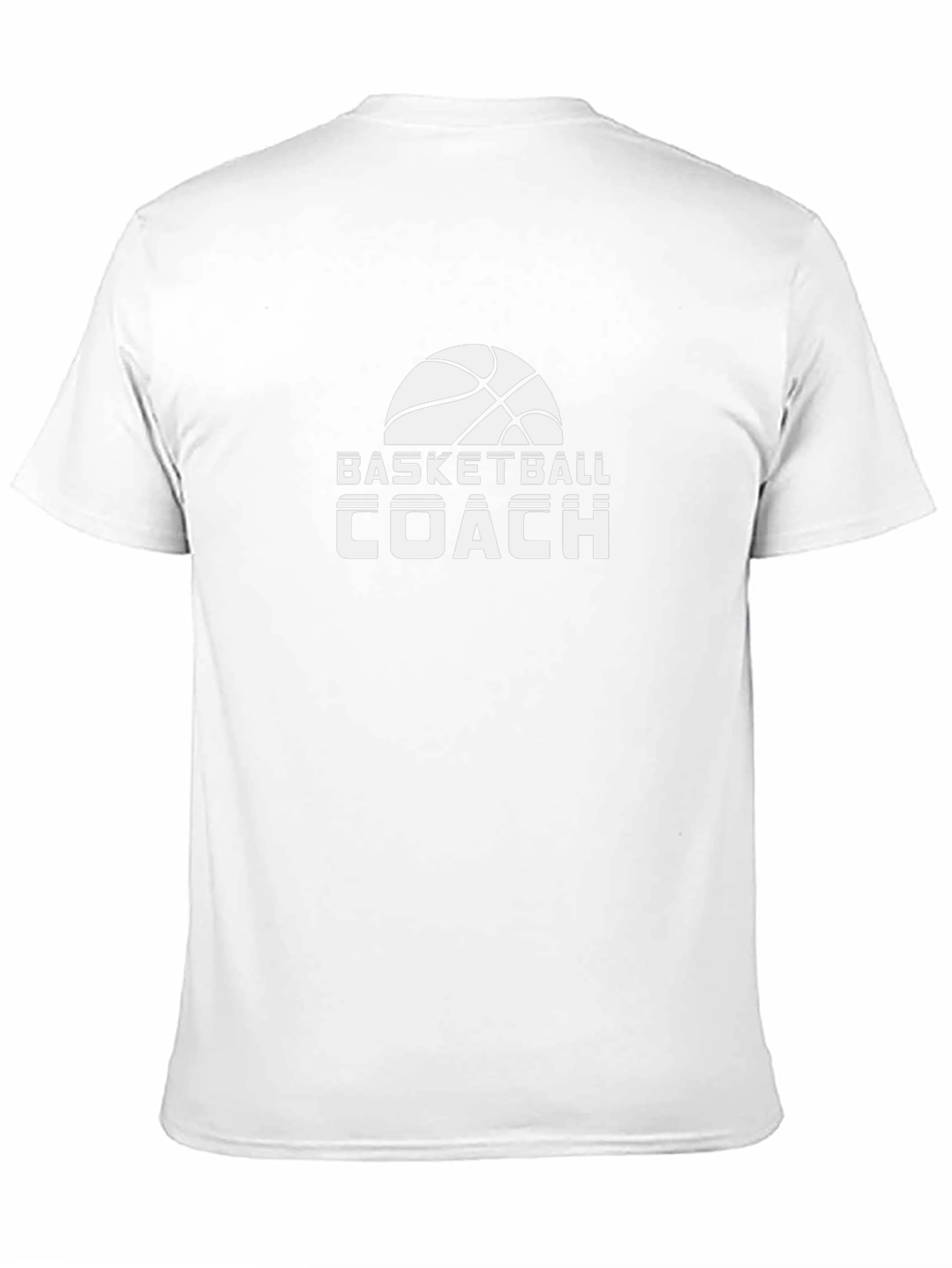 Basketball Coach Graphic Tee - Black Cotton T-Shirt