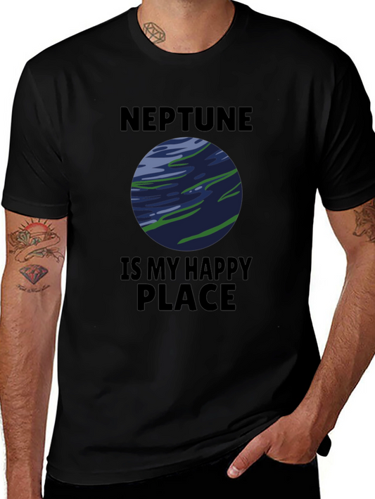 Neptune Is My Happy Place Graphic T-Shirt