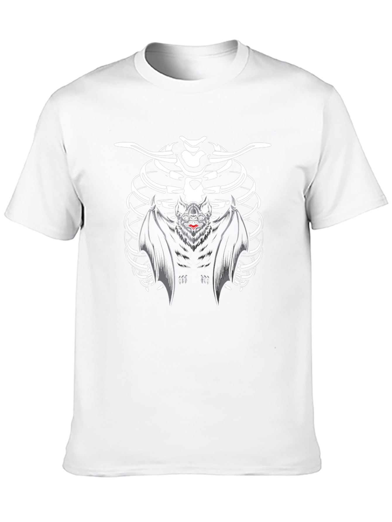 Bat Skeleton Ribcage Halloween T-Shirt