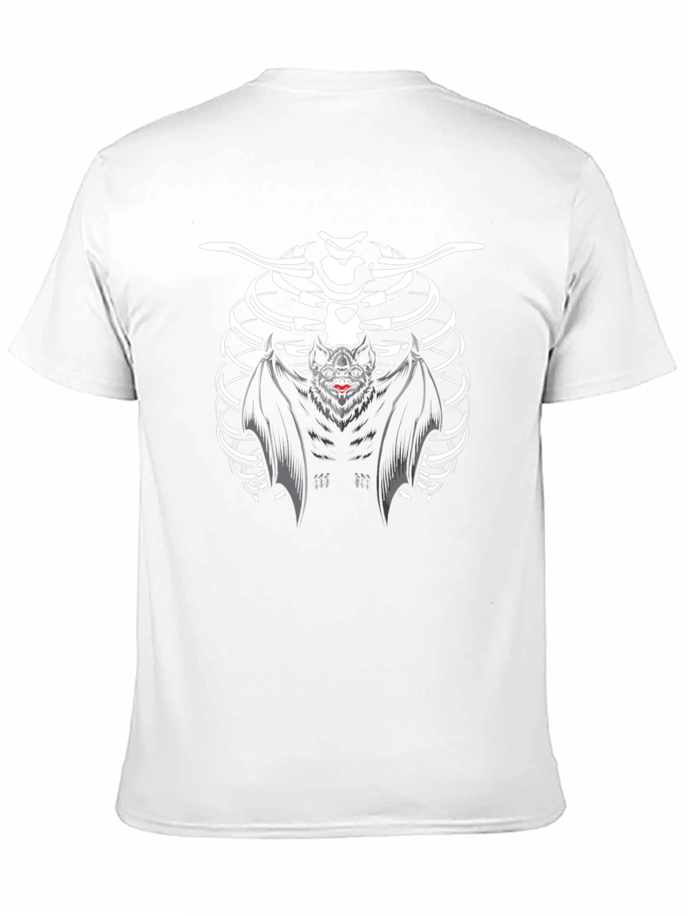 Bat Skeleton Ribcage Halloween T-Shirt