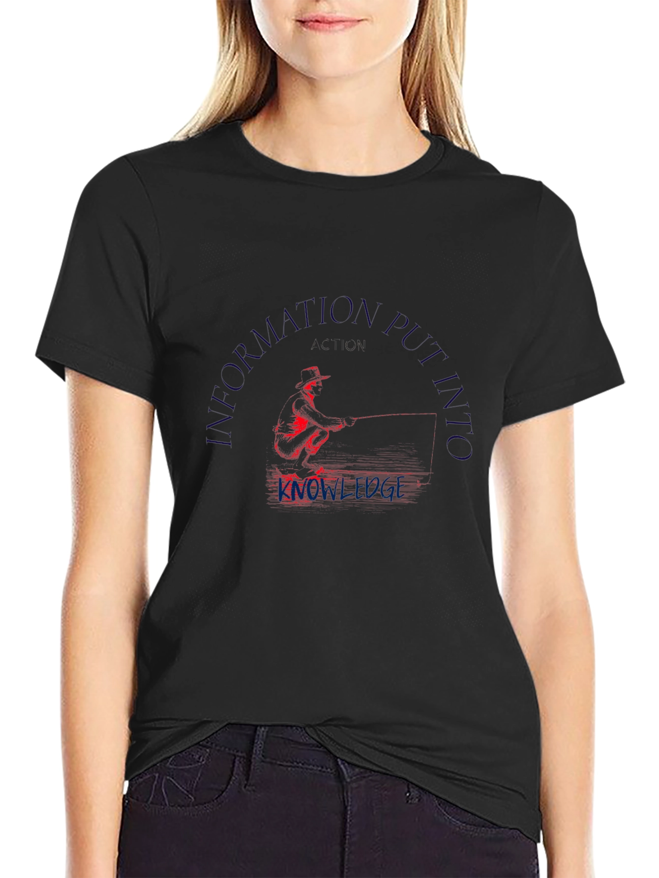 Information Putting in Knowledge T-Shirt