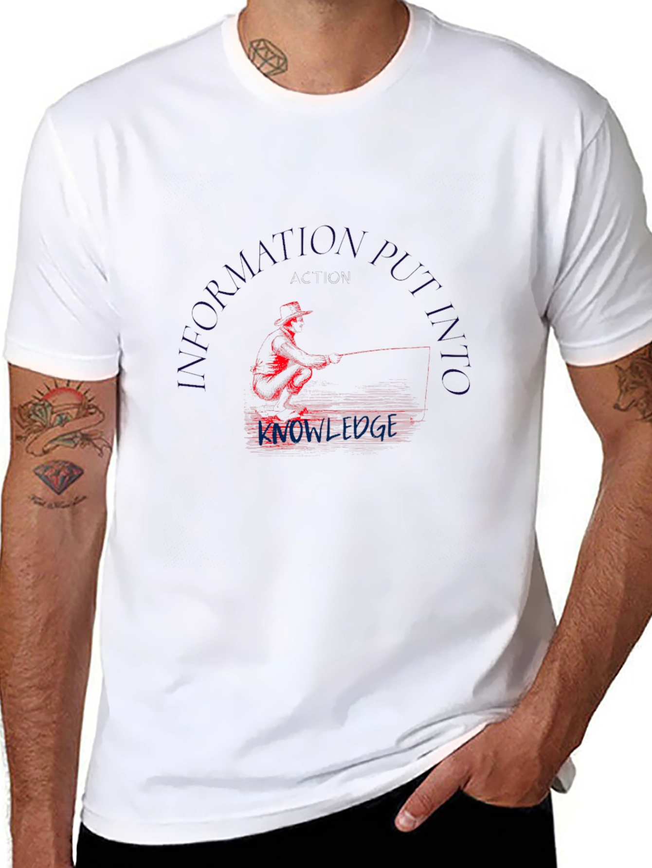 Information Putting in Knowledge T-Shirt