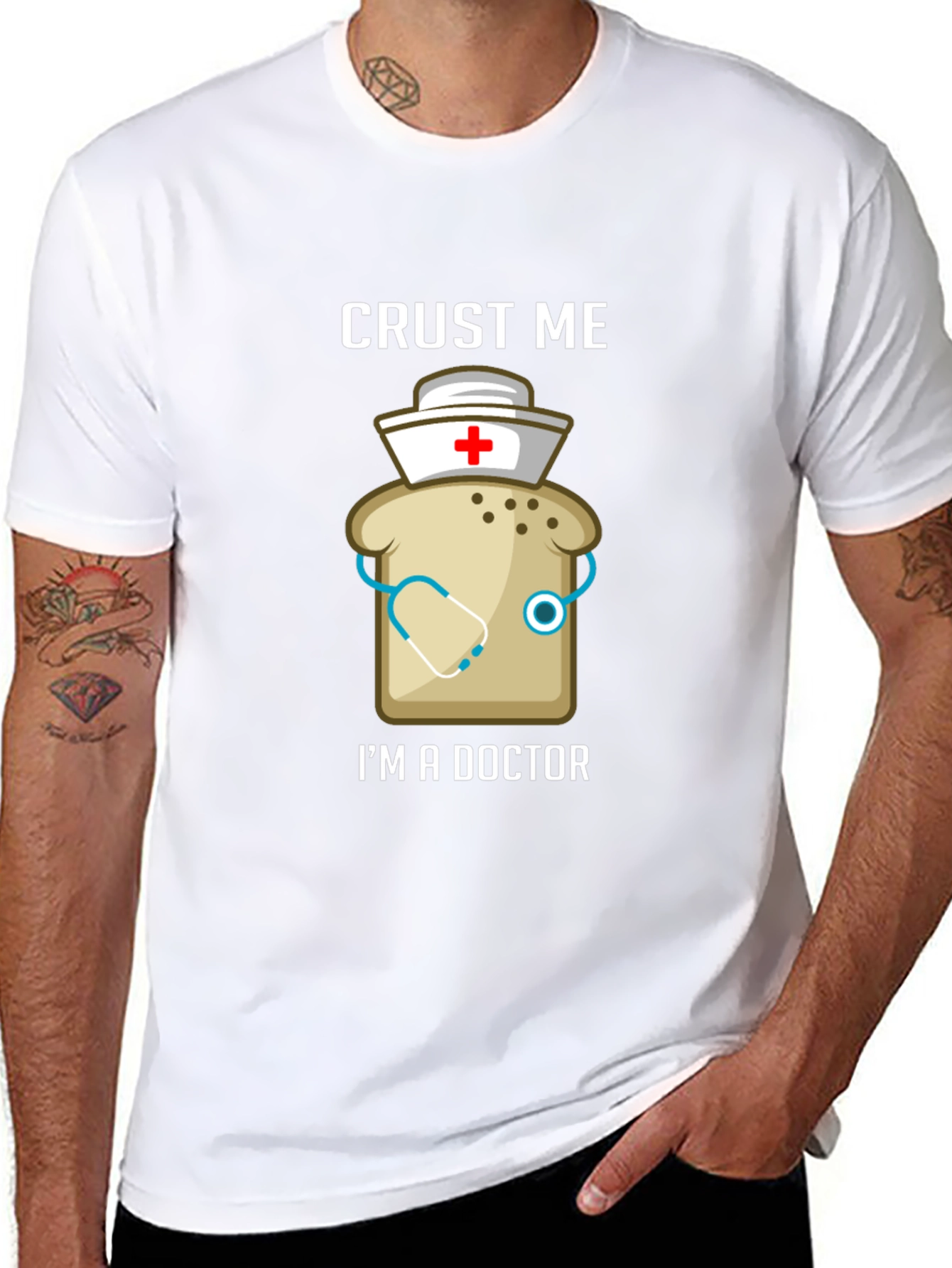 Crust Me Im A Doctor Funny T-Shirt