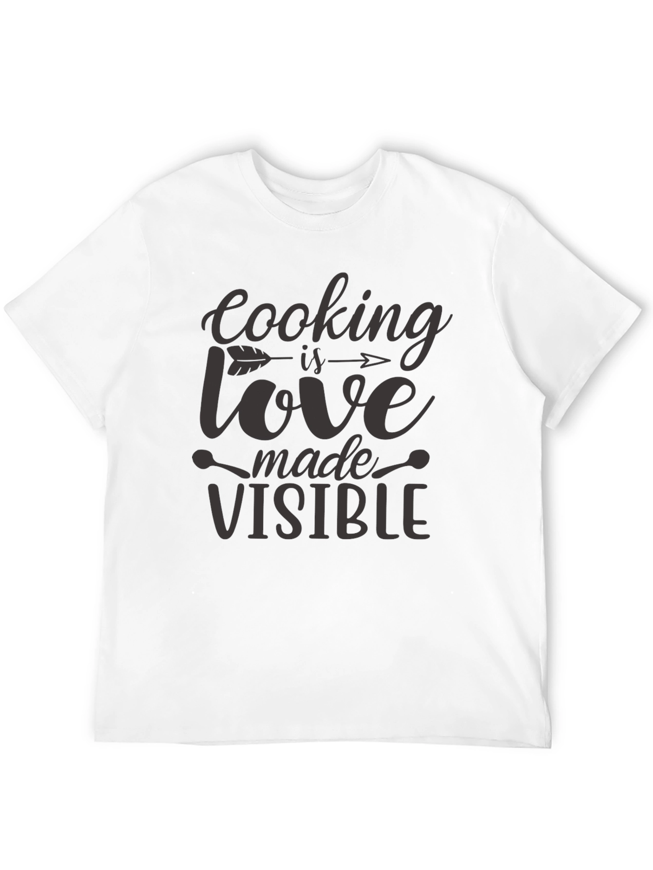 Cooking is Love Made Visible Black T-Shirt