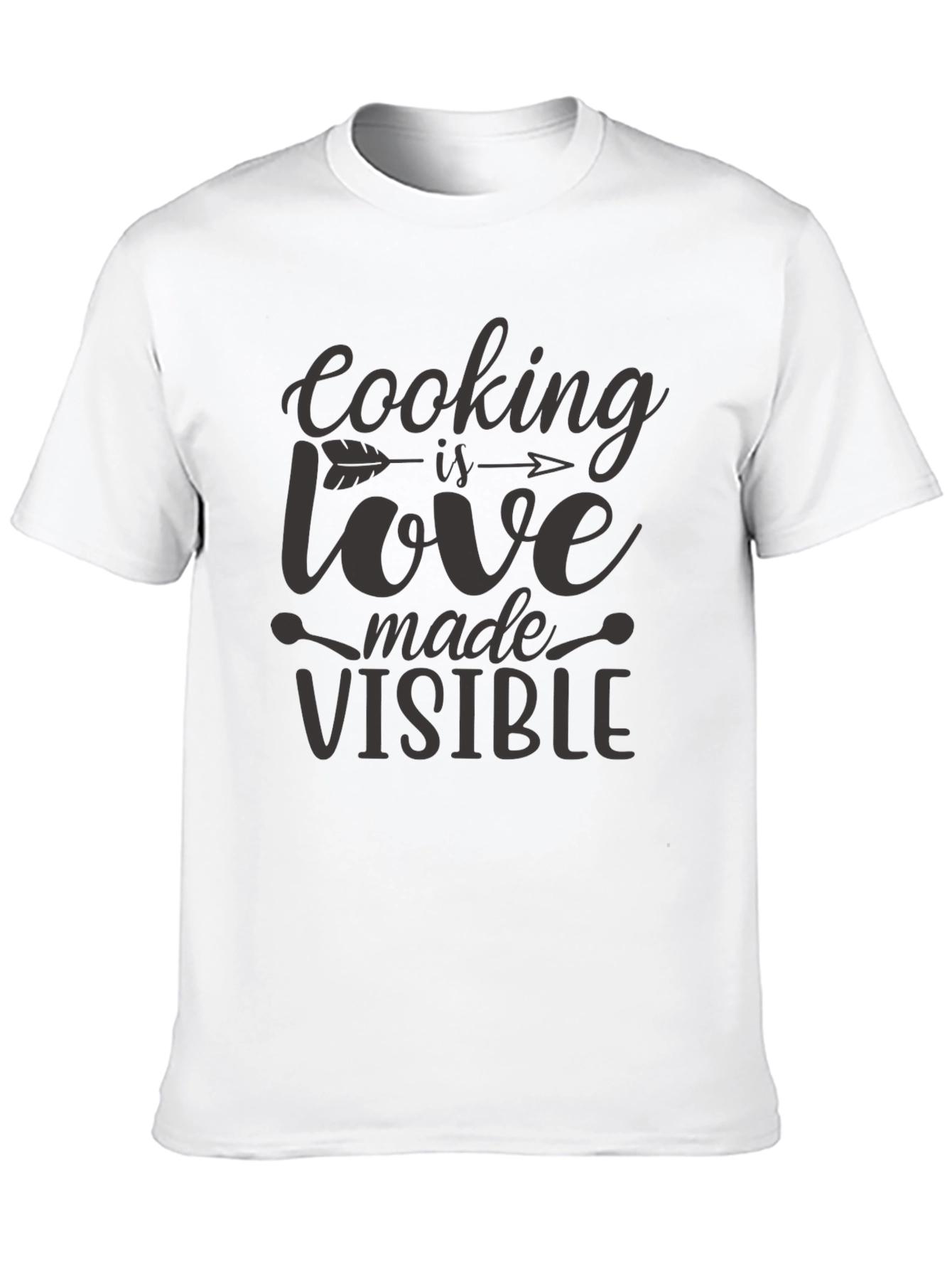Cooking is Love Made Visible Black T-Shirt