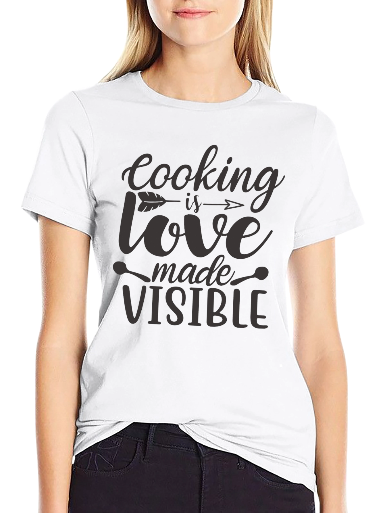 Cooking is Love Made Visible Black T-Shirt