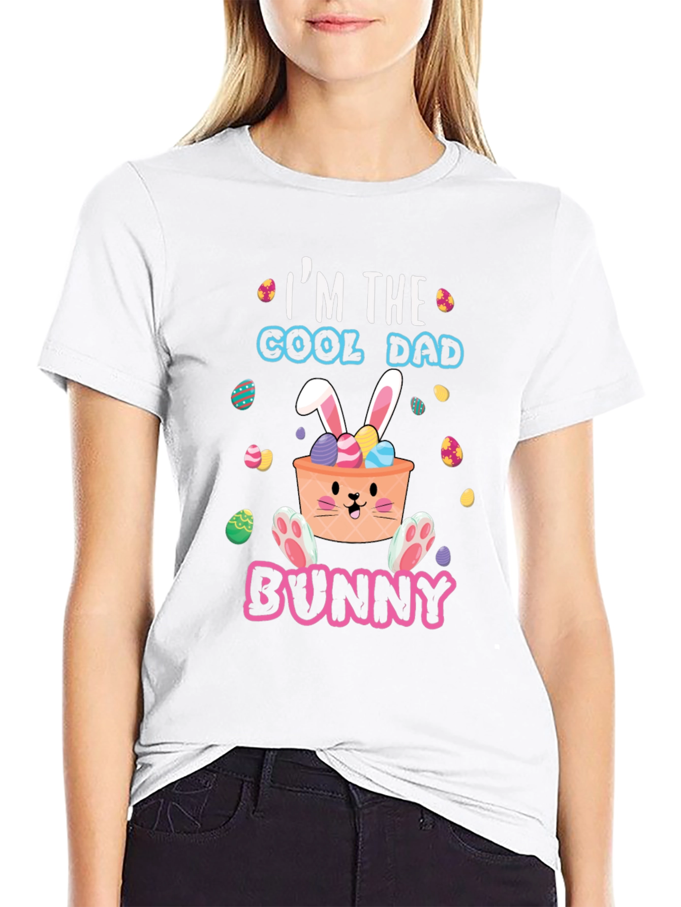 Cool Dad Bunny Easter T-Shirt