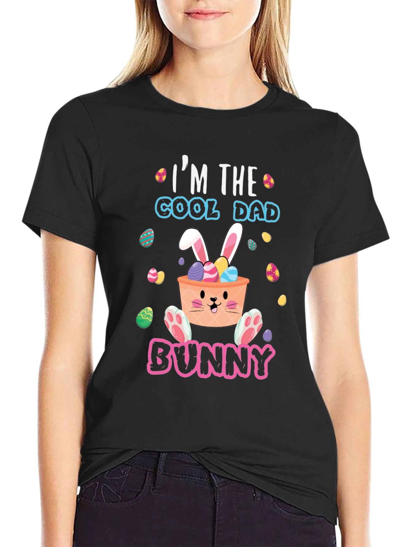 Cool Dad Bunny Easter T-Shirt