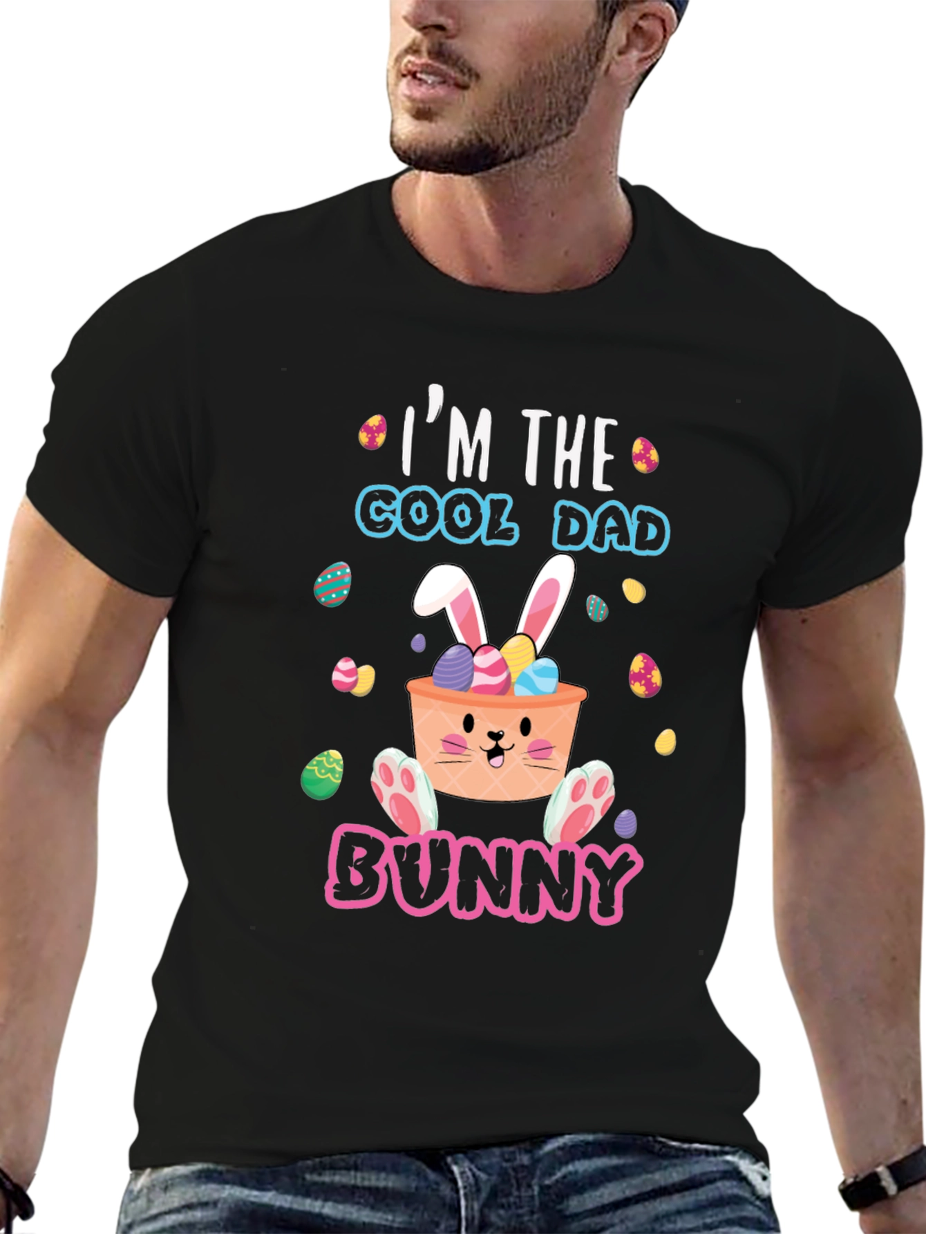 Cool Dad Bunny Easter T-Shirt