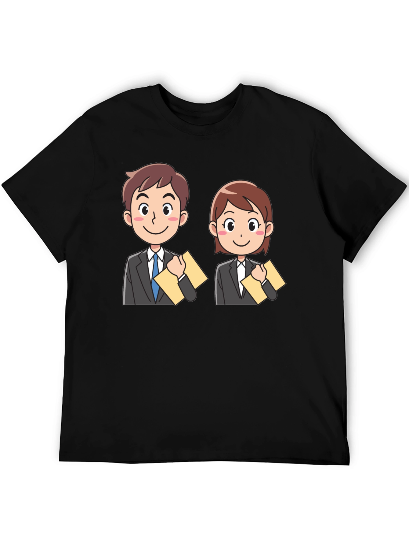 Cartoon Business People Graphic Tee