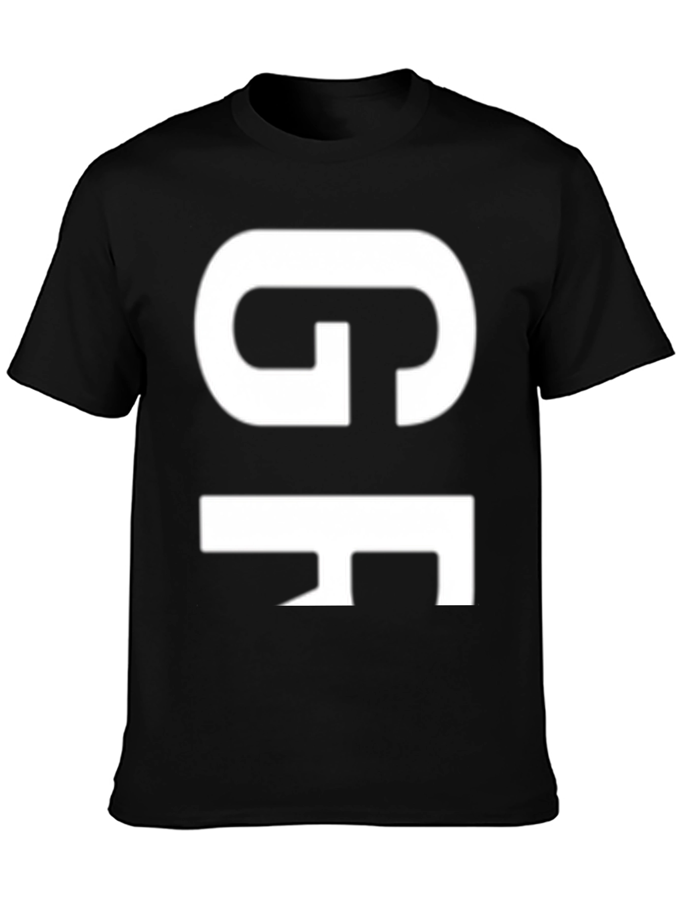 GF Bold Graphic T-Shirt - Black Cotton Blend